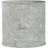 Pot de fleurs ronds Lion (Lot de 2)