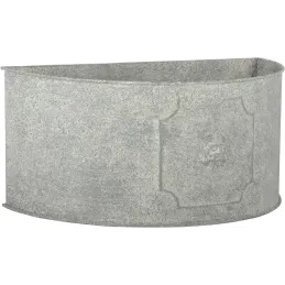 Pot de fleurs demi-rond Lion (Lot de 2)