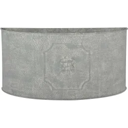Pot de fleurs demi-rond Lion (Lot de 2)