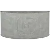 Pot de fleurs demi-rond Lion (Lot de 2)