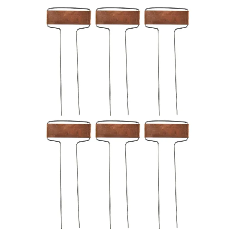 Etiquettes à plantes en cuivre (Lot de 6)