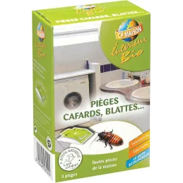 Pièges à cafards et blattes (Lot de 3)
