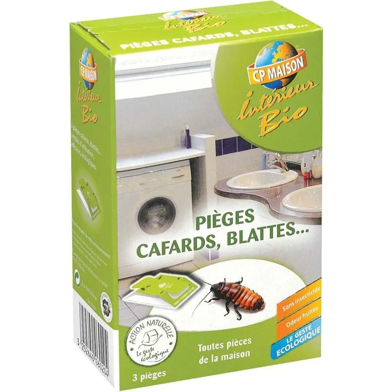 Pièges à cafards et blattes (Lot de 3)