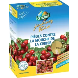 2 pièges contre la mouche de cerise