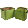 Corbeilles de rangement en palmier (Lot de 3)