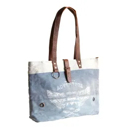 Sac en jean inscription  Adventure