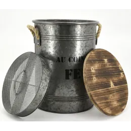 Tabouret et seau à pellets