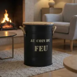 Tabouret et seau à pellets