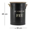 Tabouret et seau à pellets