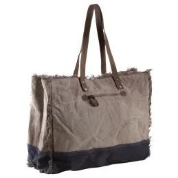 Sac en coton avec décor graphique