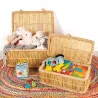 Malles en roseau naturel (Lot de 2)