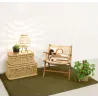 Malles en roseau naturel (Lot de 2)