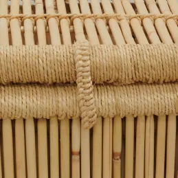 Malles en roseau naturel (Lot de 2)