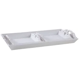 Plateaux blancs (Lot de 3)