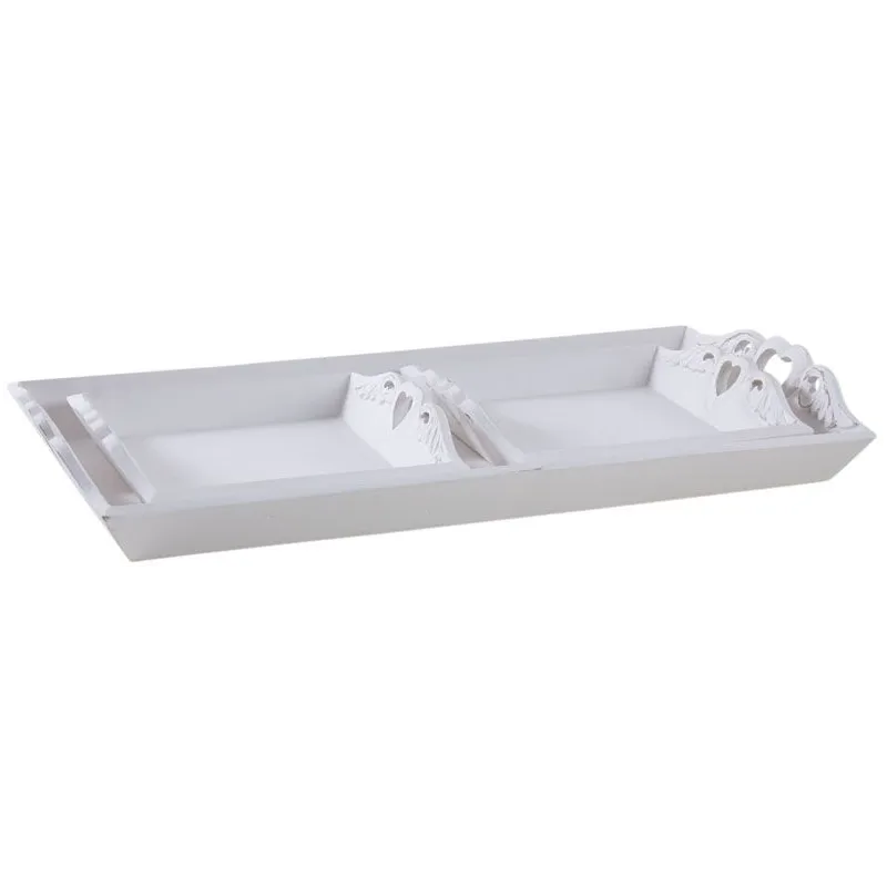 Plateaux blancs (Lot de 3)