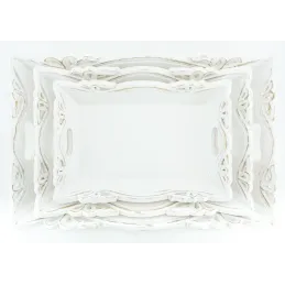 Plateaux en manguier blanc (Lot de 3)