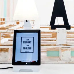 Lampe de chevet support tablette