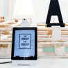 Lampe de chevet support tablette