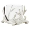 Photophore bois de cerf en aluminium