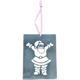 Plaque à suspendre Noël en métal (Lot de 2)