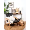 Tapis rond en jonc de mer naturel Siz