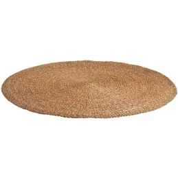 Tapis rond en jonc de mer naturel Siz