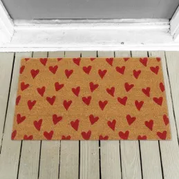 Paillasson coco intérieur extérieur 75 x 45 cm
