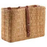 Panier à vélo en jonc naturel
