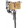 Panier à vélo en jonc naturel