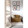 Banc coffre de rangement en pin brut 78 litres