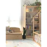 Banc coffre de rangement en pin brut 78 litres