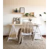Etagère tablette murale en pin brut
