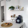 Etagère tablette murale en pin brut