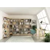 Etagère d'angle en pin brut Gala