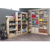 Etagère d'angle en pin brut Gala