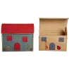 Coffres à jouets en rabane (Lot de 2)