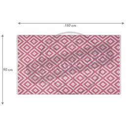 Tapis intérieur extérieur Chanler blush