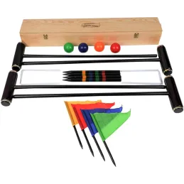 Jeu de croquet en bois 4 maillets