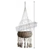 Macramé en jute beige