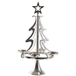 Sapin porte bougie en aluminium