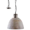 Suspension bois blanchi et métal