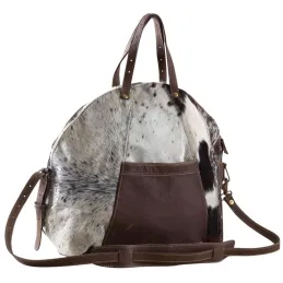 Sac de voyage en peau de vache