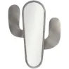 Miroir Cactus argenté