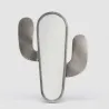 Miroir Cactus argenté