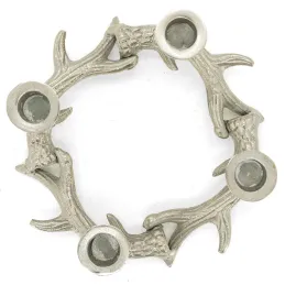 Bougeoirs bois de cerf en aluminium