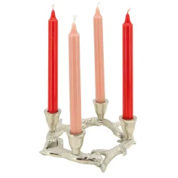 Bougeoirs bois de cerf en aluminium