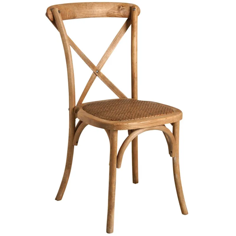 Chaise bistro en orme empilable