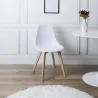 Chaise scandinave coque polypropylène (Lot de 4)