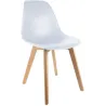 Chaise scandinave coque polypropylène (Lot de 4)