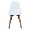 Chaise scandinave coque polypropylène (Lot de 4)
